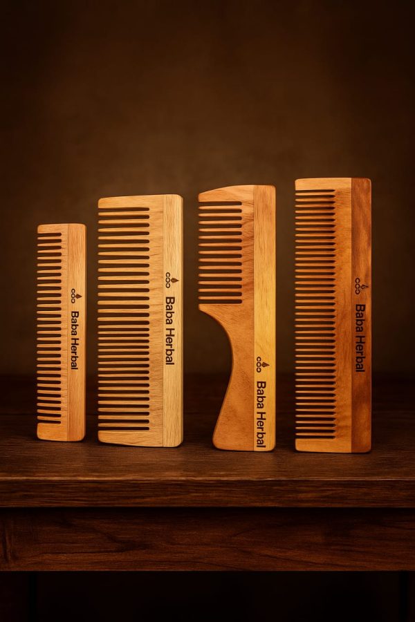 Neem wood comb